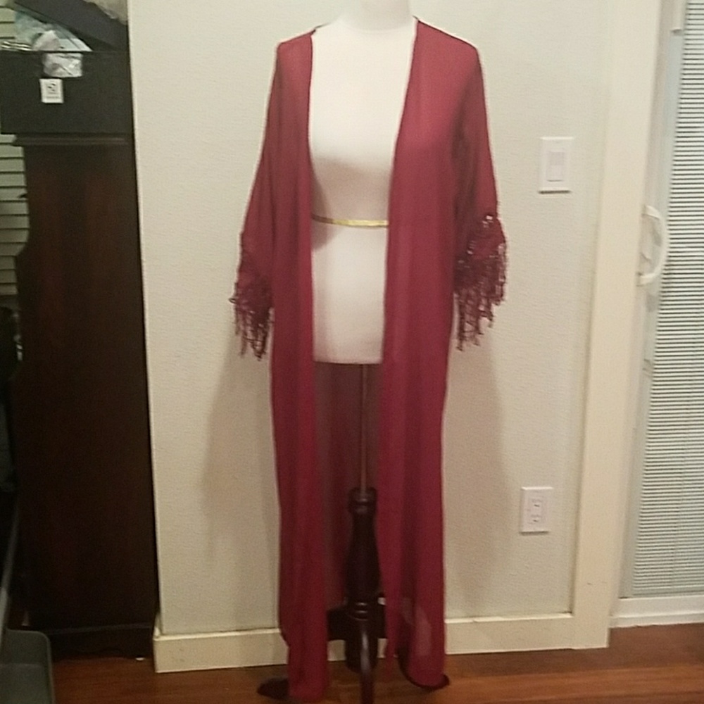 Duster cardigan robe kimono